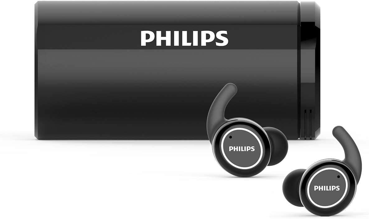 Philips Audio in-ear sports headphones ST702BK/00 true wireless headphones (Bluetooth, 18 hours’ battery life