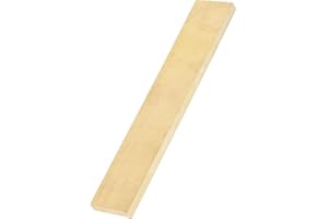 uxcell 1 Pcs H62 Brass Flat Bar Stock, 0.26"x1"x6" Square Metal Solid Brass Bars for Knife Making DIY Handicrafts Architectur
