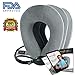 NeckFix Cervical Neck Traction Device ✮ Instant Neck Pain Remedy at Home ✮ Inflatable & Adjustable Neck Stretcher Collar Device - Gray