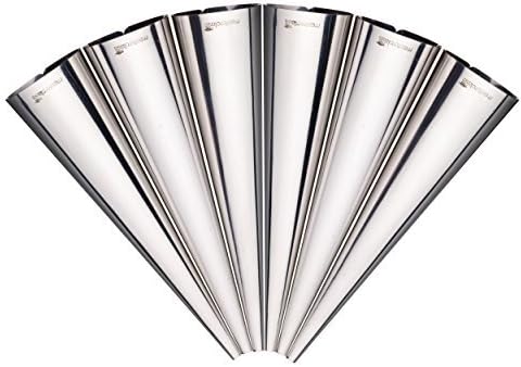 Master Class Stainless Steel Cream Horn Moulds, 14 cm (Set of 6)