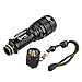 WindFire® S16 2000 Lumens Zoomable CREE XM-L T6 U2 LED Rechargeable Torch Flash Light Lamp With Clip and Lanyard Strip 5 Modes Bike Lamp Flashlight CREE LED Headlight 18650 Battery Lamp Torch Flashlight for Hunting, Cycling (Batteries not included)