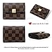 Auner Women's Small Rfid Credit Card Holder Case Wallet Cute Leather Coin Purse (Brown)