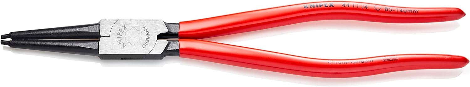 KNIPEX Circlip Pliers for Internal Circlips in Bore Holes with Plastic Coating 320 mm, 44 11 J4