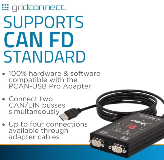 CAN USB PRO FD Adapter - 2 Channels: CAN & LIN (GC-CAN-USB- PRO-FD)