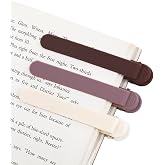 3Pcs Bookmark Book Marks, Silicone Book Marks for Reading Women Men Kids Book Lovers, Automatic Book Mark Smart Book Marker Clip Page Holder Reading Accessories School Supplies Gifts for Students
