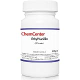 Ethyl Vanillin (Vanilla Flavor), 99% High Purity, 100 Gram Jar