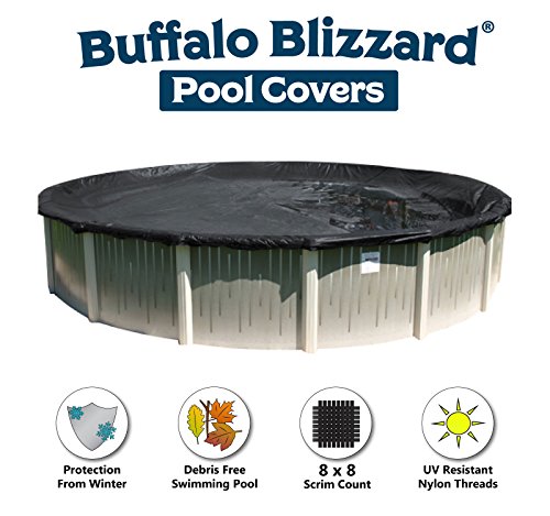 Buffalo Blizzard Laubnetz Für Runde Pools Bis 4,7 M – Hält Blätter Fern, Mit Kabel & Seilwinde