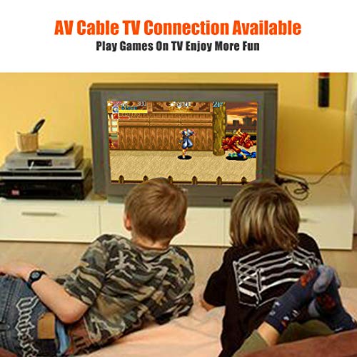 Mini Arcade Game Machine RHAC02 2.8Inch 156 Classic Handheld Games Portable Machine for Kids with Eye-Protected Screen Golden Security - Thumbnail 3