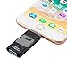 [App Upgraded] 128GB iPhone USB Flash Drive, iOS Memory Stick, iPad External Storage Expansion for iOS Android PC Laptops (Black)