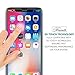 Foxnovo iPhone X Screen Protector, HD Tempered Glass Screen Protector with Easy Installation Tool for Apple iPhone X/iPhone 10, Ultra Clear Anti-Scratch(3-Pack)