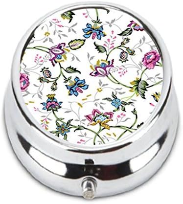 Chun Qige Pretty Girls Unique Customization Stainless Steel Round Pill Case Box Holder，Durable Fashion Storage Box, Wallet