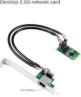 Lodokdre 2.5G 2500Mbps Gigabit Network Adapter M.2 to PCIe 2.5Gb Ethernet RJ45 view 7
