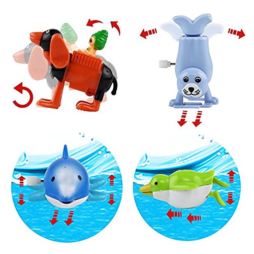 Wind-Up Toys, 24 Pack Assorted Mini Toy for Kids Party Favors, Birthday Goody Bag Filler Preschool Toy for Boys Girls Children,Gifts Giveaway Pinata Filler Carniva Prizes Classroom Incentive Reward