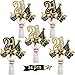 Blulu Birthday Party Decoration Set Golden Birthday Party Centerpiece Sticks Glitter Table Toppers Party Supplies, 24 Pieces (21th Birthday)