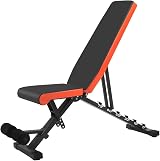 Panana Foldable Weight Bench Adjustable Backrest 75° Incline Decline Home Gym view 8