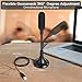 SGYD USB Microphone, PC Microphone with LED Indicator, Meeting MIC Speech Condenser Microphone for Computer/Laptop/Desktop/Windows/Mac, Record and Chat for YouTube, Sk,Podcasting,Gaming, Black