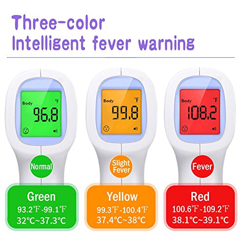Forehead Thermometer with Voice Reading.Digital Infrared Non-Contact Suitable for Baby, Toddlers and Adults And Object with Instant Results