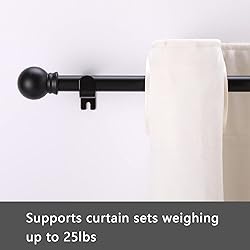 GXOACKJ Curtain Rods for windows 32-48 inch, 5/8