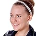 Hipsy Women's Adjustable NO SLIP Bling Glitter Headband Mixed 3pk (Silver)