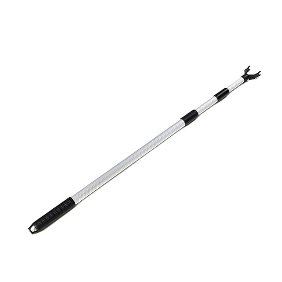 Warengreifer Bügelgreifer Teleskopstab verstellbar, ausziehbar, Aluminium, Länge 91-189 cm