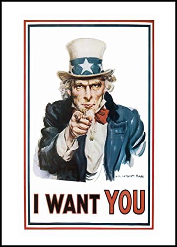 Uncle Sam Wants You to Have a Happy Retirement - Military Retirement Greeting Card