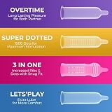 NottyBoy 4IN1 Condom Variety Pack - Ultra Ribbed, Dotted, Thin, Flavoured view 5