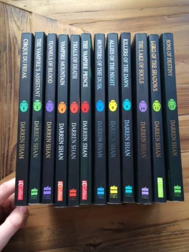 The Saga of Darren Shan, Books 1-12, RRP £60.00 (Cirque Du Freak, The Vampires Assistant, Tunnels of Blood, Vampire Mountain, Trials of Death...)
