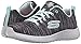 Skechers Sport Women's Burst New Influence Fashion Sneaker,Black/Light Blue,10 M US