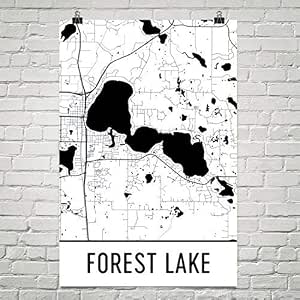 Amazon.com: Forest Lake Minnesota, Forest Lake MN, Forest Lake Map ...