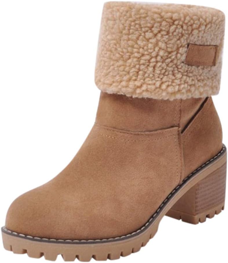 Memela Hot Item!!Ladies Winter Shoes Short Ankle Winter Snow Boots Snow Boots Short Bootie