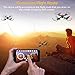 iBaseToy RC Quadcopter Drone with Camera Live Video 720P HD Altitude Hold Equipped with Headless Mode Gravity Sensor RTF Helicopter for Beginner