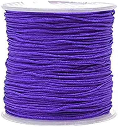 QYSM Waxed Cotton Cord Waxed Thread Cord String Strap Necklace Rope DIY Jewelry Making£¬1mm