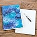 SIIXU Spiral Journal Notebook, B5 Hardcover Colored Daily, Memo Field Note book for Writing, Novelty Unique Design, 136 Pages, Large, Dark Blue, Star Rover