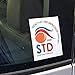Not My Values STD - Stop The Donald 2020 - Removable Anti Trump Bumper & Window Stickers (1)