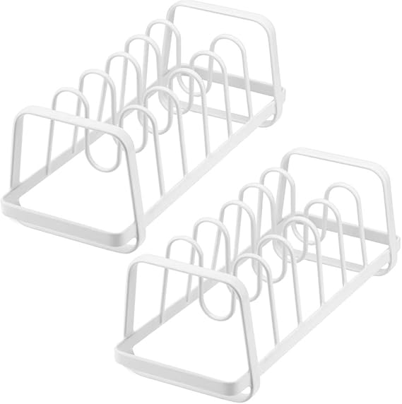 Soporte para tapas, organizador de tapa, organizador de platos de