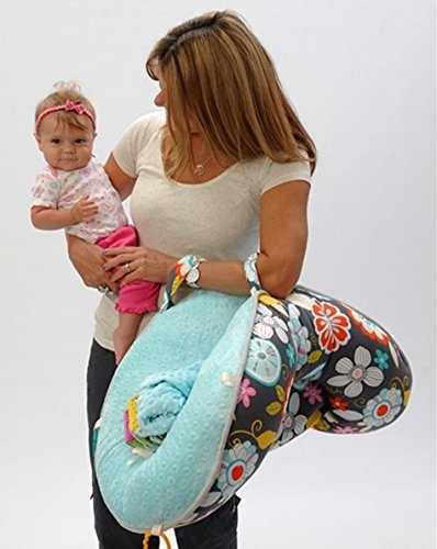 Pello Luxe Floor Pillow Majestic Aqua Amazon Co Uk Baby