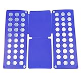 SHAREWIN Adjustable Laundry Clothes Folder Folding Board T-Shirts Adult Dress Pants Towels Organizer,Fast Easy and Save Time(Blue)