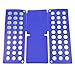 SHAREWIN Adjustable Laundry Clothes Folder Folding Board T-Shirts Adult Dress Pants Towels Organizer,Fast Easy and Save Time(Blue)
