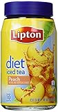 Lipton Iced Tea Mix, Diet Peach 10 qt  (Pack of 6)