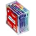 Artlicious - 50 Premium Distinct Colored Pencils & 60 Deluxe Unique Gel Pens Combo Set