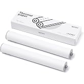 iDPRT A4 Thermal Paper 2 Rolls - 8.3 x 11.7 Inch Thermal Paper(8.3'' Width), Compatible with MT890/HPRT MT810/M08F/ITP01/ITP04, BPA Free&amp;Support Contract, Picture, Etc - 210mm