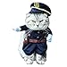 NACOCO Pet Policeman Costumes Dog and Cat Halloween Suits (Medium)