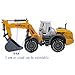 Blomiky 1:22 Large Size Children's Push Friction Powered Excavator Digging Construction Truck Toys Inertia Engineering Car Model Pull Digger