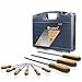 MulWark 9pcs Premium Grade Tempered High Carbon Steel Carpenter File Set with Flat, Round Rasp, Half Round Flat & Mini Needle Files-Idea Files to Shape, Sharpen, De-burr Hobby Model, Soft Metal & Wood