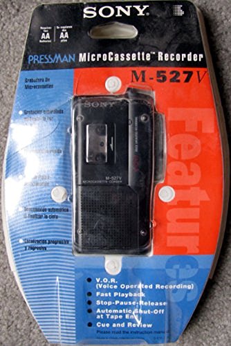 Sony-Pressman-Micro-Cassette-Recorder-M-527v