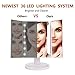 YINUO LIGHT Lighted Makeup Mirror,36 LED Vanity Mirror with Lights Touch Screen, USB Power Supply, 180 Degree Adjustable Countertop Cosmetic Mirror