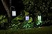 Allsop Home and Garden Soji Stella Market, LED Outdoor Solar Lantern, Handmade with Weather-Resistant UV Rated Tyvek fabric, Stainless Steel Hardware, Auto sensor on/off, for Patio, Deck, Garden, Color (Copper) 7.5X5