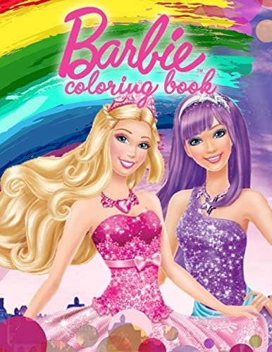 Barbie Coloring Book: Barbie Jumbo Coloring Book With Perfect Images For All Ages