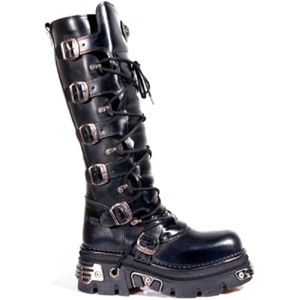 NEW ROCK ブラック 42 Amazon.com | New Rock Unisex 272-S1 Black Metallic Reactor Gothic