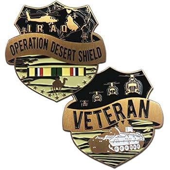 Operation Desert Storm Persian Gulf War 1 75 Challenge Coin Collectibles Challenge Coins